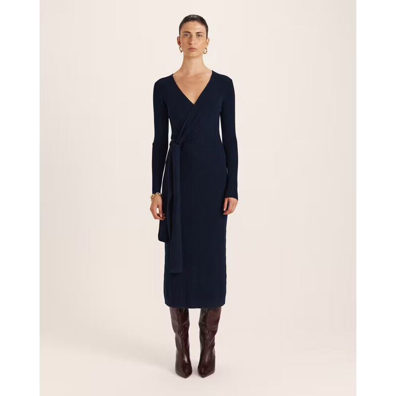 SABA Elle Wrap Knit Dress image number 2